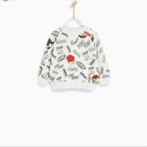 SOLD! Zara Baby Super Hero Sweatshirt